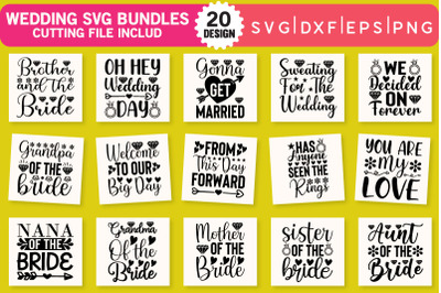 Wedding Svg Bundle