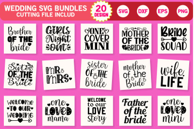 Wedding Svg Bundle