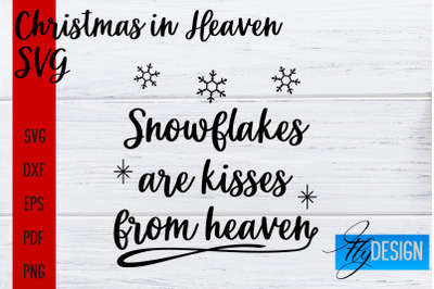 Christmas in Heaven SVG | Christmas Memorial SVG