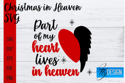 Christmas in Heaven SVG | Christmas Memorial SVG