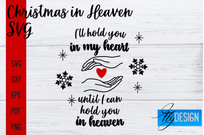 Christmas in Heaven SVG | Christmas Memorial SVG