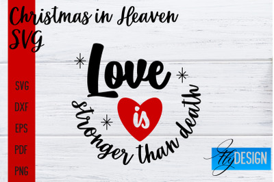 Christmas in Heaven SVG | Christmas Memorial SVG