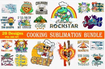 Cooking Lover Sublimation Bundle-20 Designs-220730