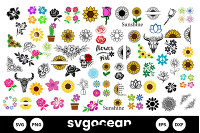 Flowers SVG Bundle