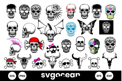 Skulls SVG&nbsp;Bundle