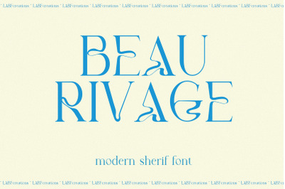 Beau Rivage Modern Serif Font