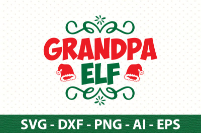 grandpa elf svg