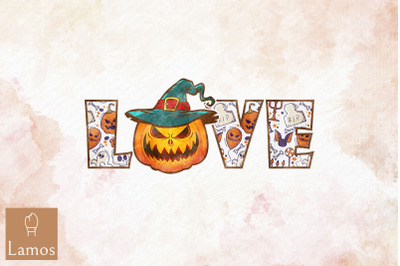 Love Pumpkin Halloween Pumpkin