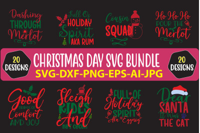 CHRISTMAS DAY SVG CUT FILE