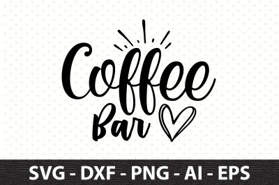 Coffee Bar svg