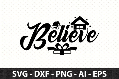 Believe svg