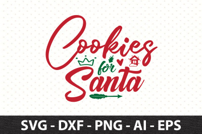 Cookies for Santa svg3
