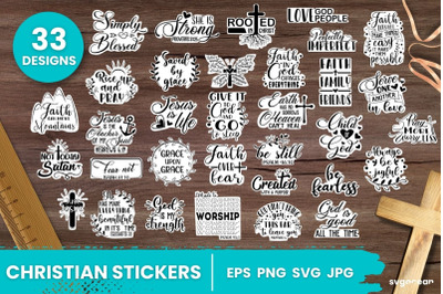 Christian Printable Stickers Cricut Design