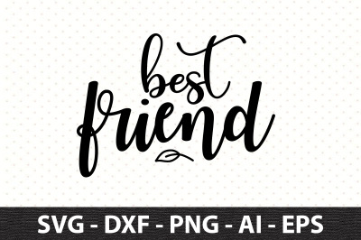 best friend svg