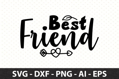 best friend svg