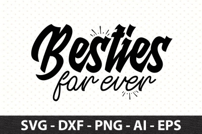 besties for ever svg