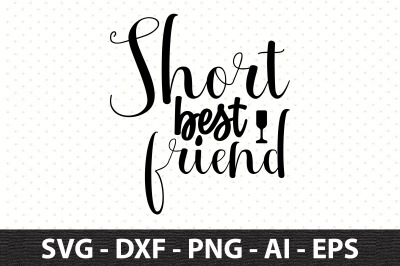 short best friend svg