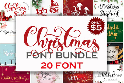 Christmas Font Bundles