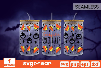 Halloween Can Glass Wrap SVG