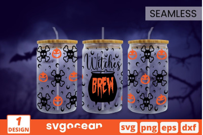 Witch Can Glass Wrap SVG