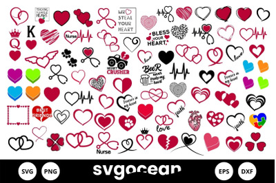 Hearts Svg Bundle