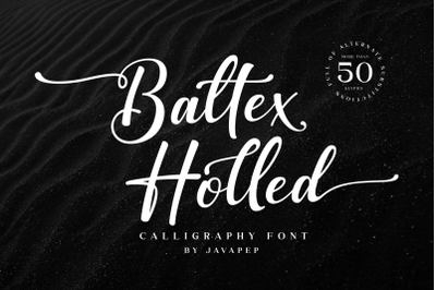 Baltex Holled / Calligraphy font