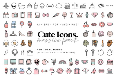Cute Icons Massive Pack