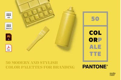 50 Branding Color Palettes - Pantone Version
