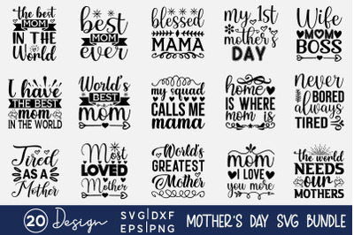 Mother&#039;s Day SVG Bundle