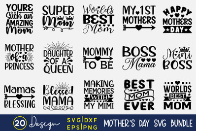 Mother&#039;s Day SVG Bundle