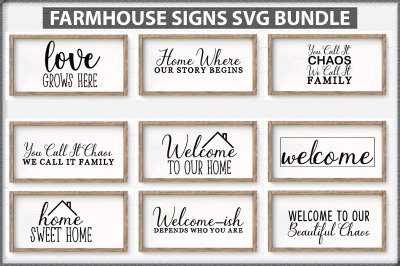 10 Farmhouse Quotes Svg Bundle