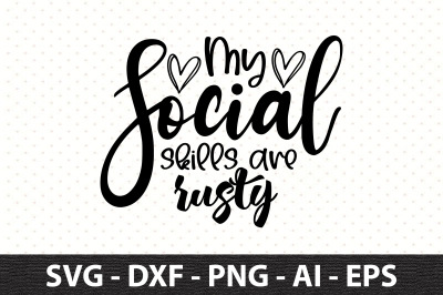 My social skills are rusty svg