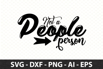 Not a people person svg