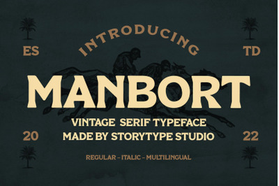 MANBORT Typeface
