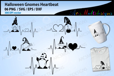 Gnome heartbeat halloween