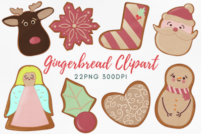 Christmas Gingerbread Clipart PNG