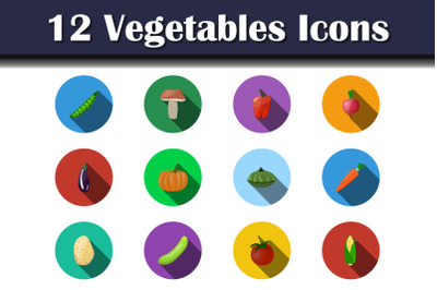 Vegetables Icon Set