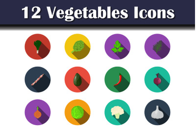 Vegetables Icon Set