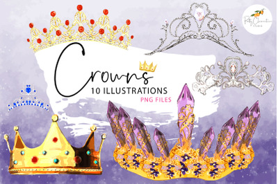 Crowns Clipart | Princess Clipart
