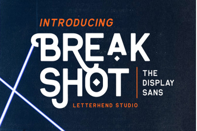 Break Shot - Display Sans