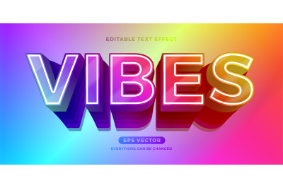 Vibes editable text