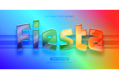 Fiesta text effect