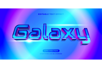 Space text effect