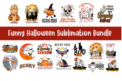 Funny Halloween Sublimation Bundle