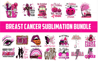 Breast Cancer Sublimation Bundle