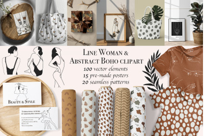 Abstract &amp; Line Boho Collection!