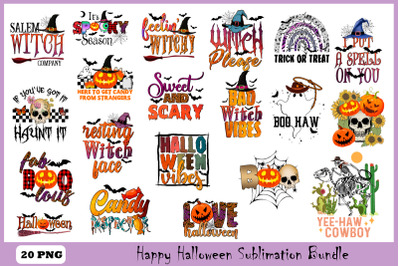 Happy Halloween Sublimation Bundle