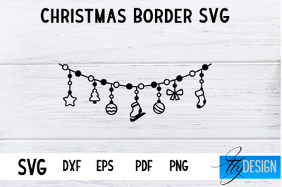 Christmas Borders SVG | Xmas Designs | Christmas SVG