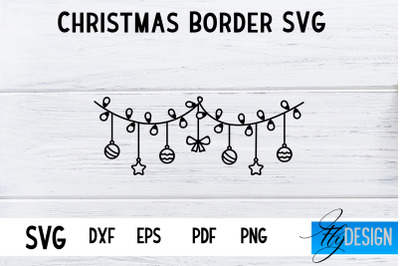 Christmas Borders SVG | Xmas Designs | Christmas SVG