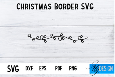 Christmas Borders SVG | Xmas Designs | Christmas SVG